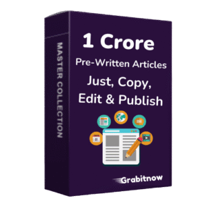 1 Crore Pre-Written Articles